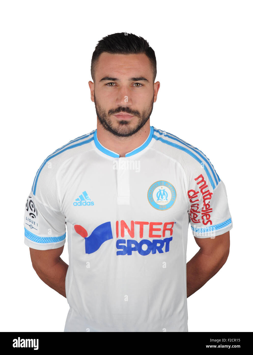 Flocage officiel OM Europe home 2015/16 N°11 Alessandrini