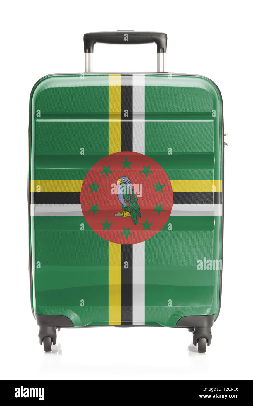 Suitcase painted into national flag series Dominica Stock Photo Alamy