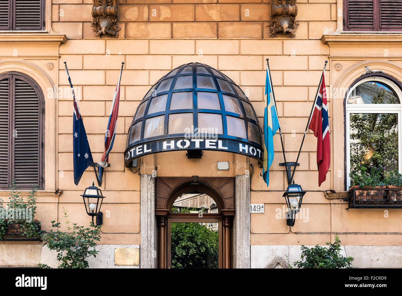 Hotel Quattro Fontane, Rome, Italy Stock Photo