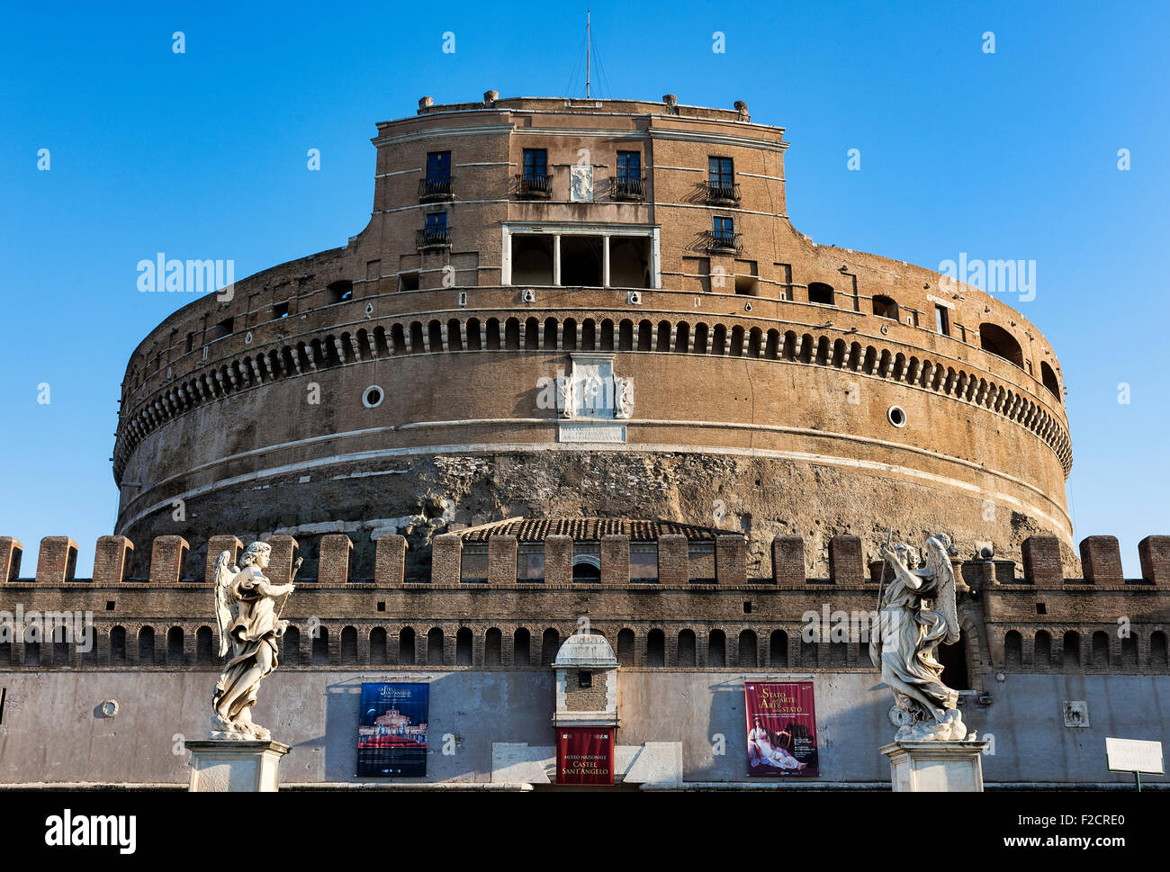 Castel Sant' Angelo, Castle of the Holy Angel, Rome, Italy Stock Photo