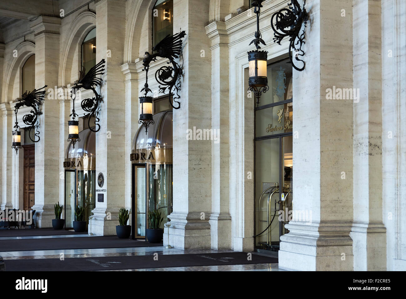 Boscolo Exedra Roma hotel, Rome, Italy Stock Photo