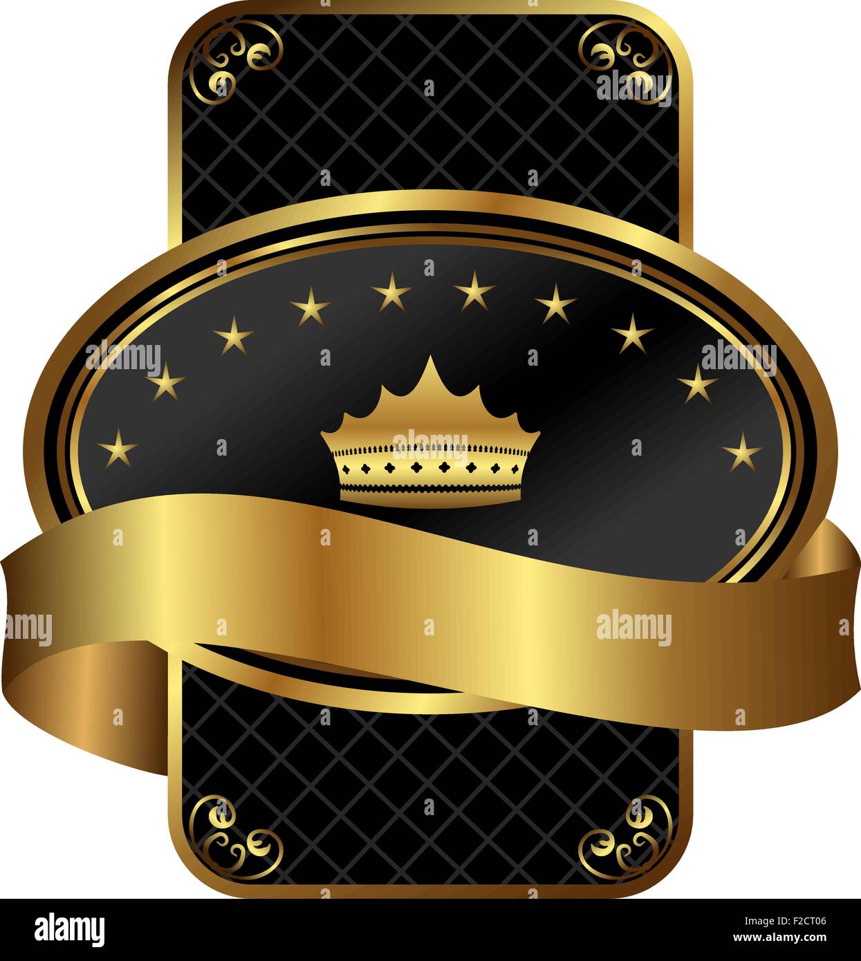 decorative ornate gold frame Stock Vector Image & Art Alamy