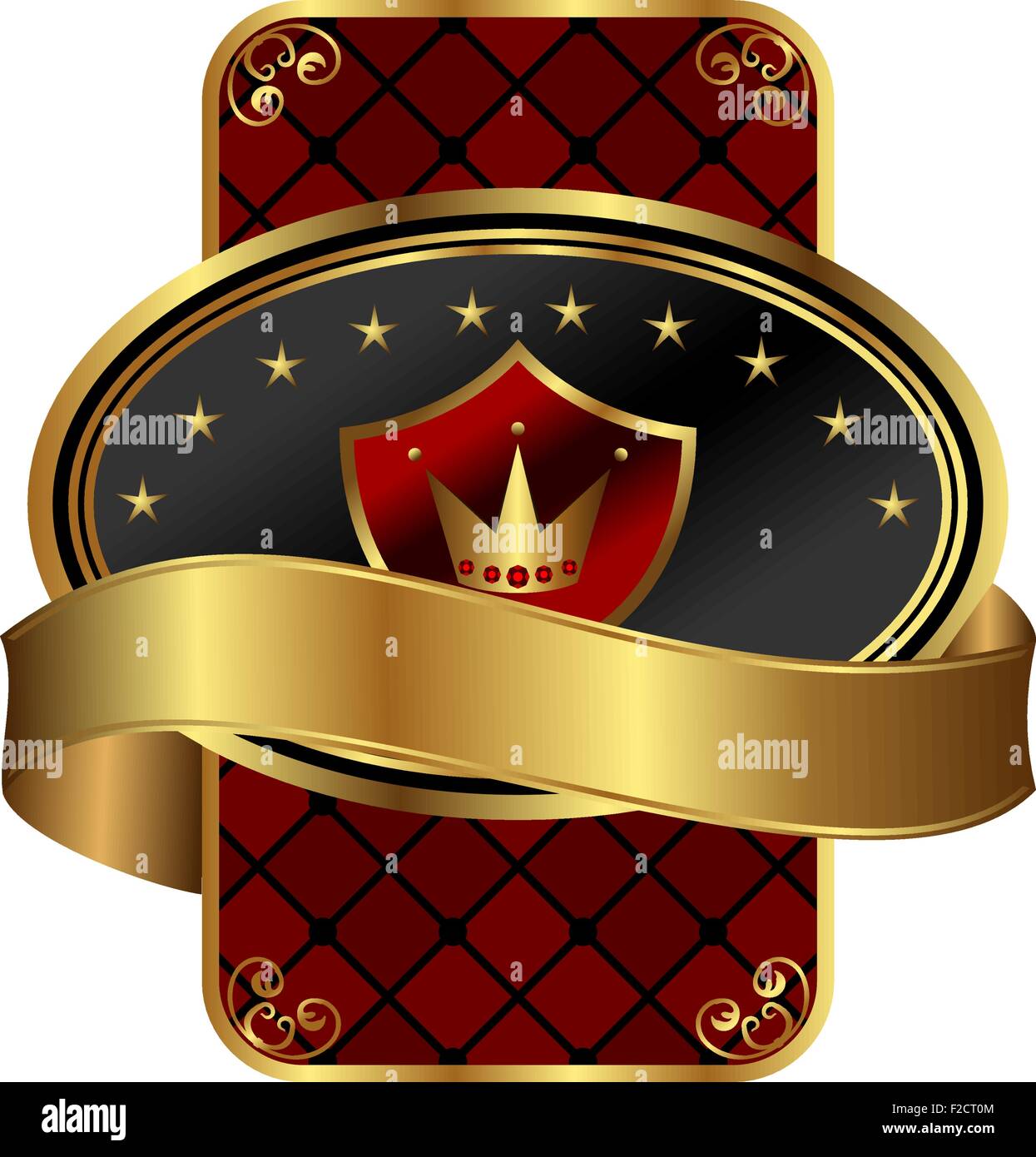 color decorative ornate gold frame Stock Vector Image & Art Alamy