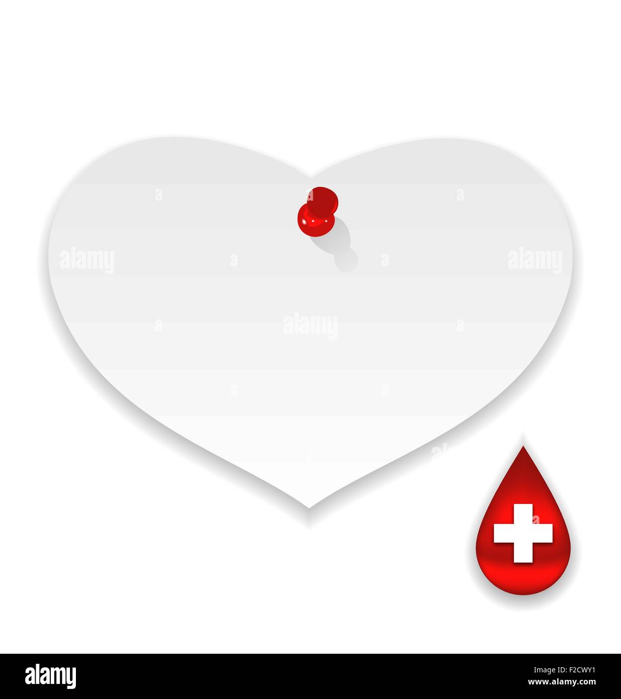 Donate blood save life, paper memo Stock Vector Image & Art - Alamy