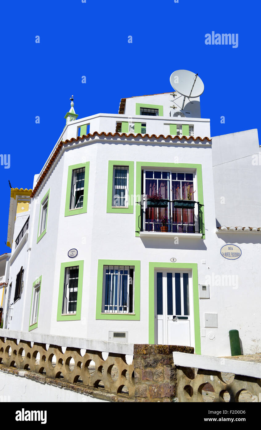 House in the village of Alte in Portugal Stock Photo