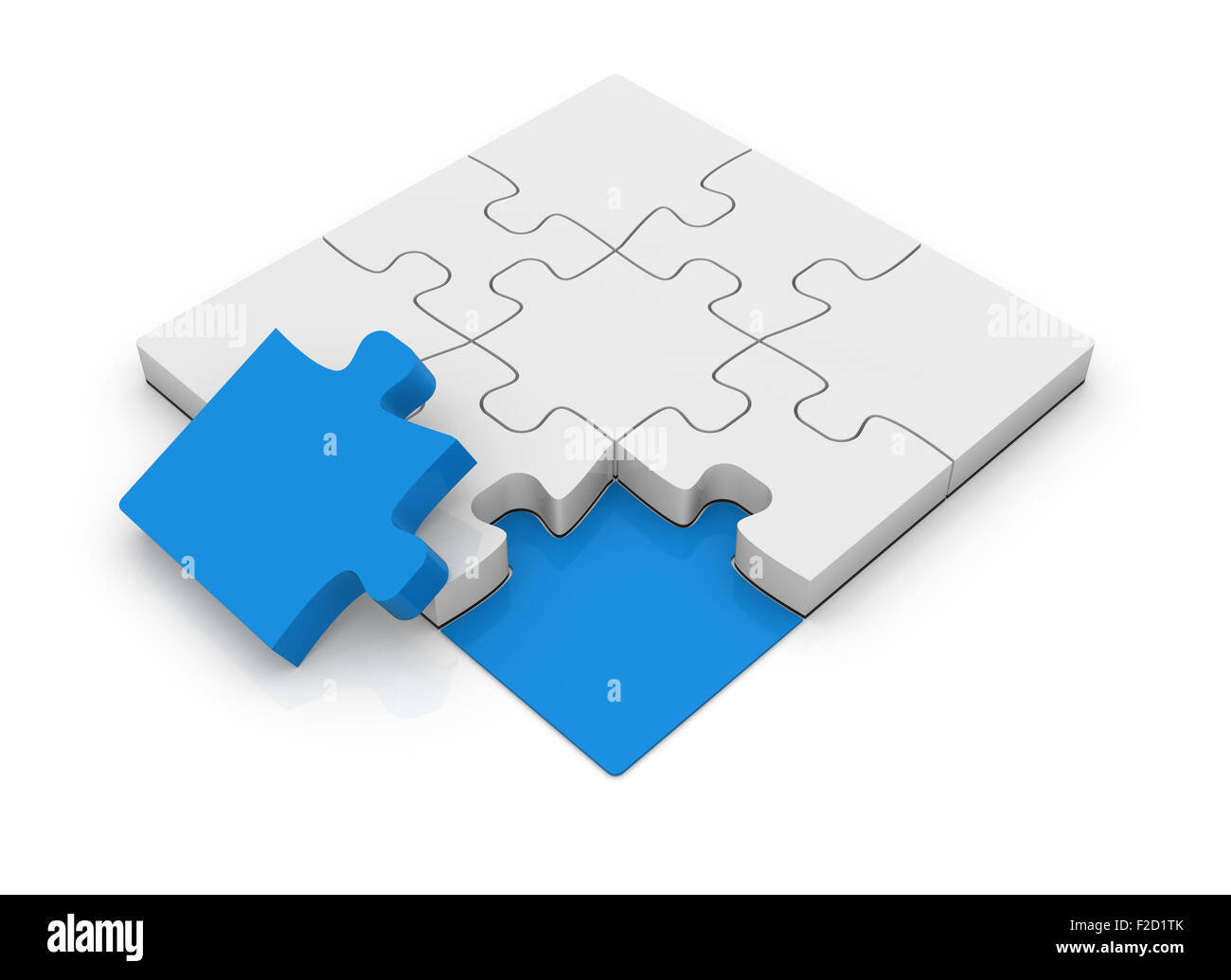 Puzzle final piece , This is a computer generated and 3d rendered ...