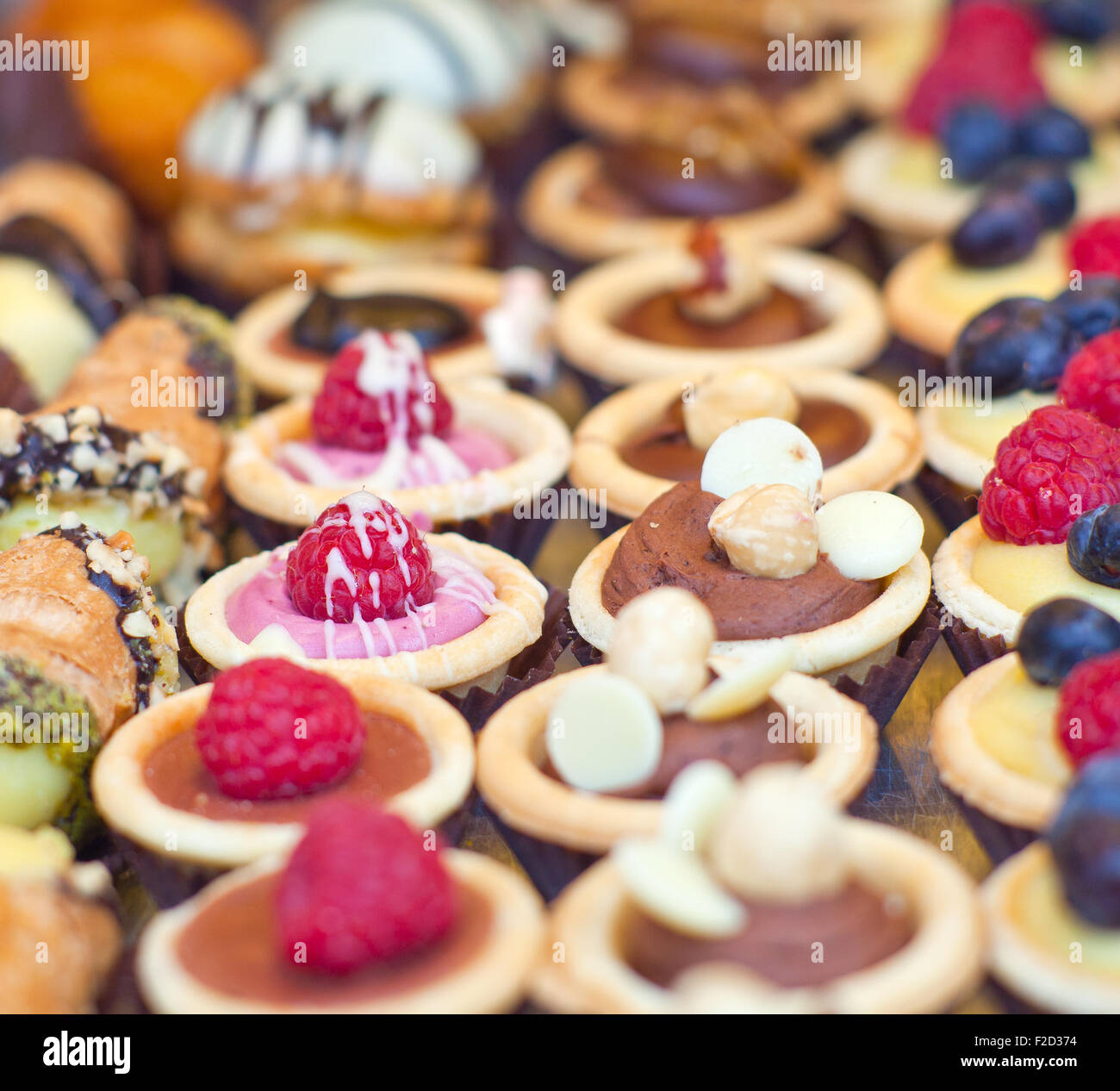 Photo of various pastry in the pastry shop Stock Photo - Alamy
