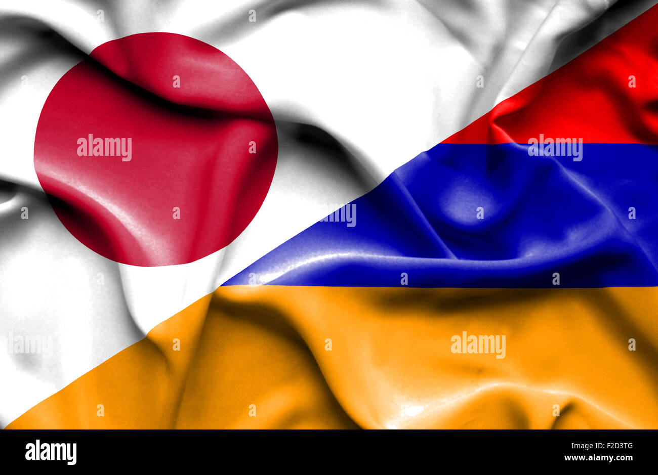 Japan armenia flag hi-res stock photography and images - Alamy