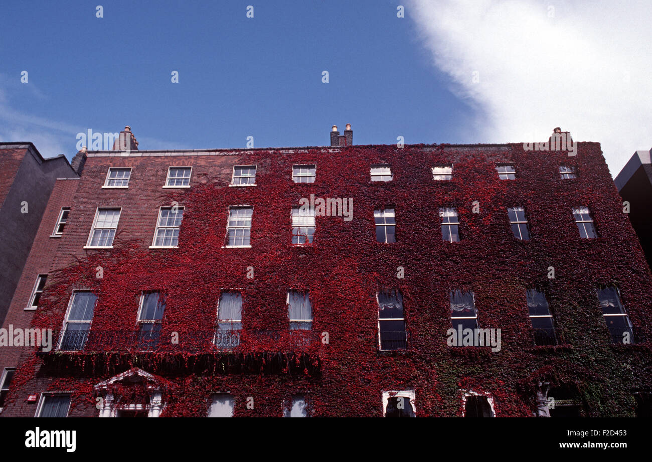 houses, St Stephen's Green, referred to in James Joyce 'Ulyssses', Dublin, Ireland