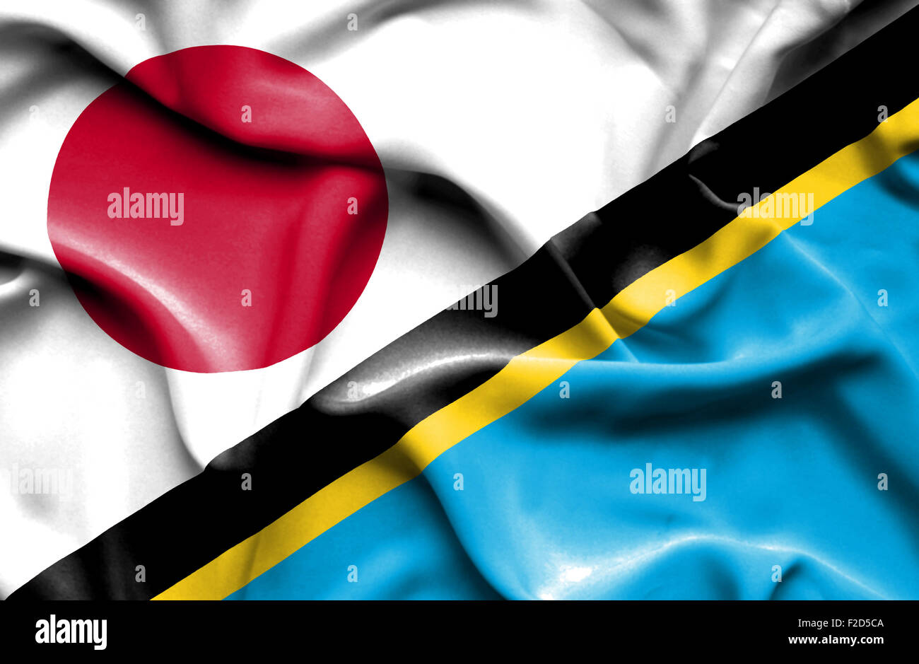 Waving flag of Tanzania and Stock Photo - Alamy