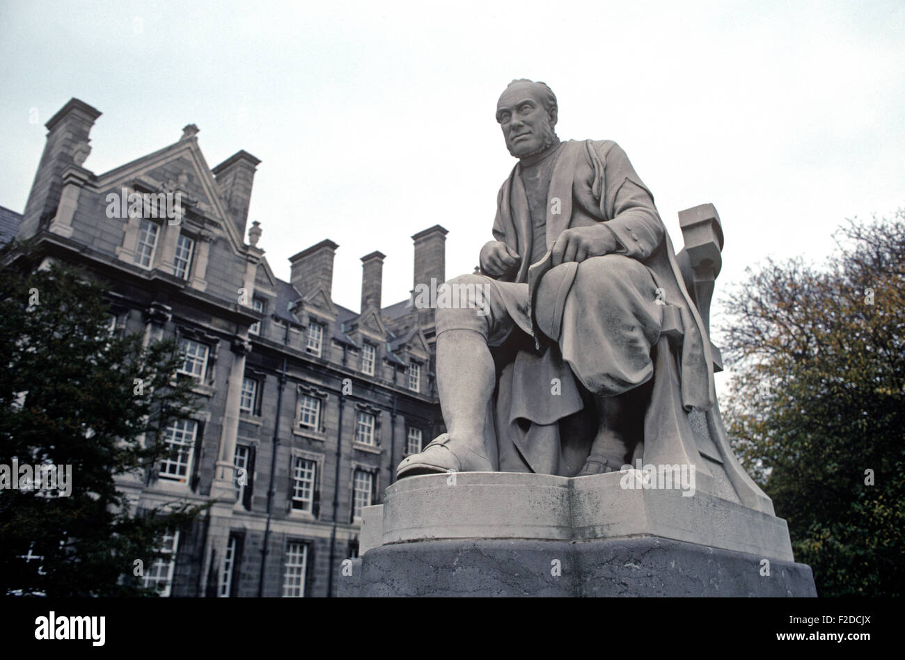 Trinity College Provost, Reverend George Salmon from 1880-1904, referred to in James Joyce 'Ulysses', Dublin Stock Photo