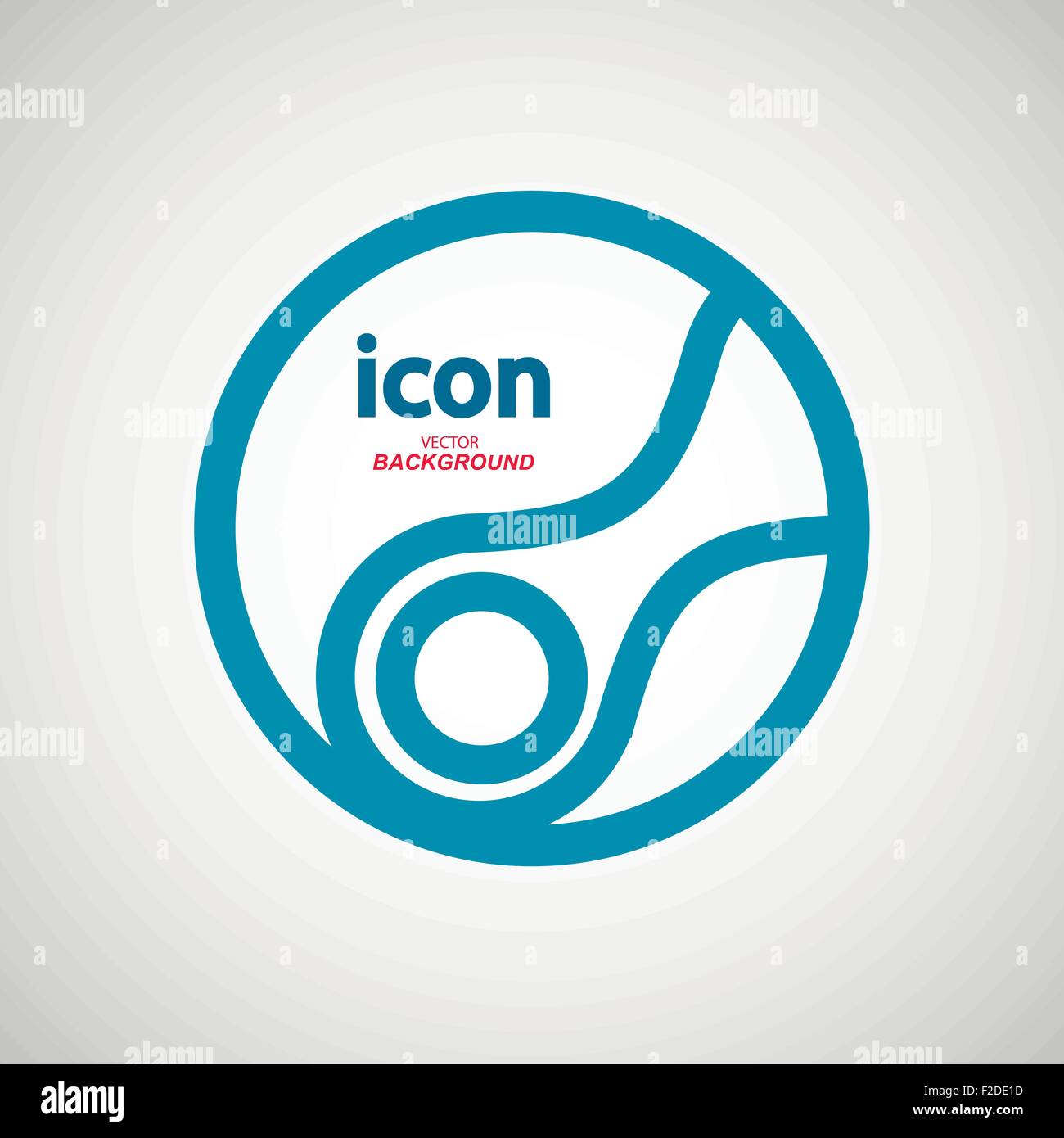 Vector abstract circle icon. Molecule color design Stock Vector Image ...