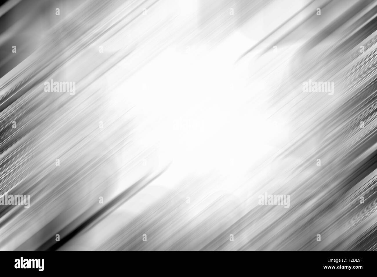Abstract diagonal blurred motion black and white background design Stock Photo