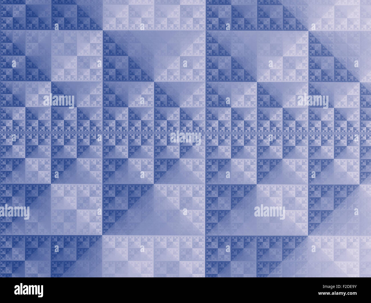 Abstract symmetric pattern with squares and triangles Stock Photo - Alamy