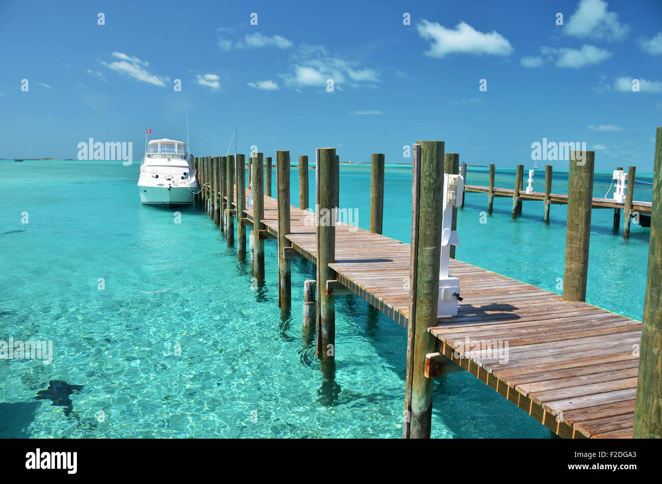 Staniel Cay yacht club. Exumas, Bahamas Stock Photo - Alamy