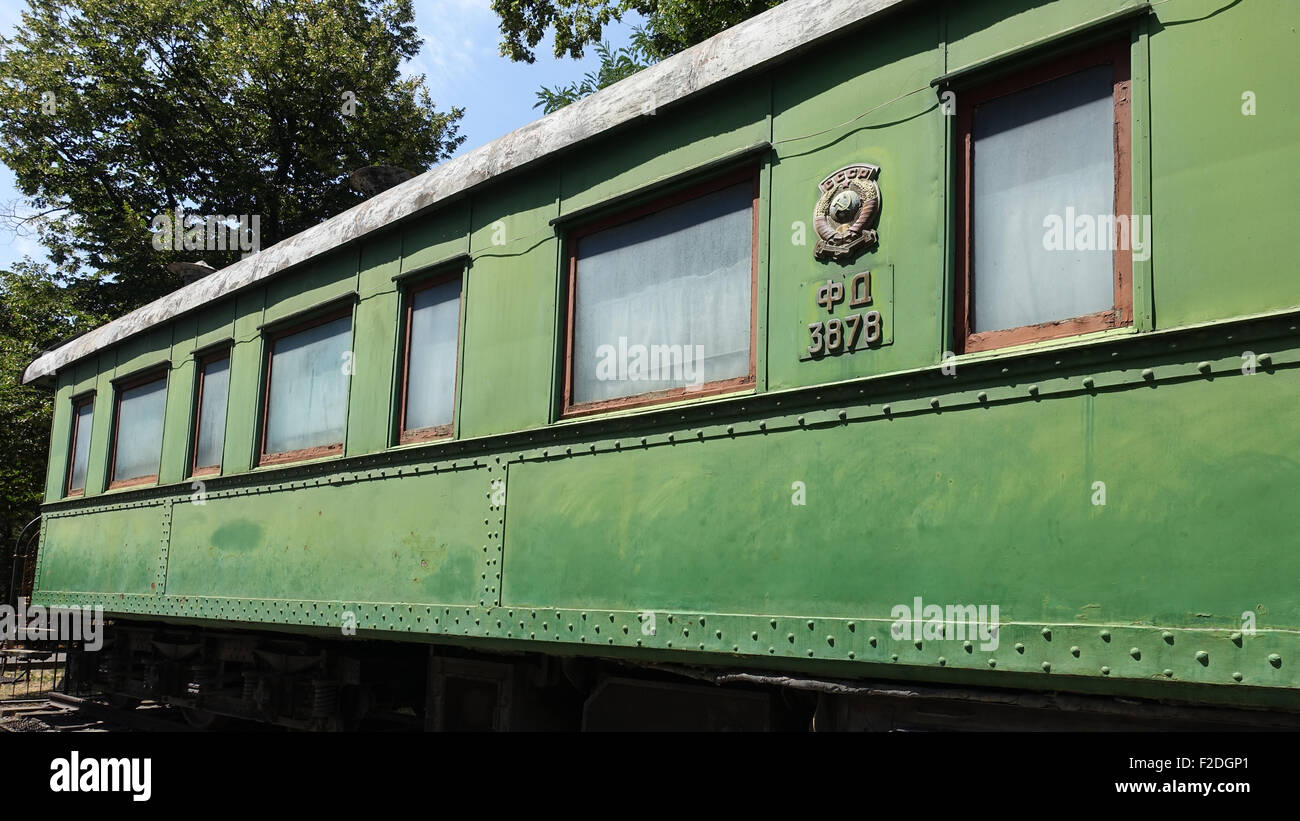 Train carriage in Stalin Museum, Gori, Georgia Stock Photo - Alamy