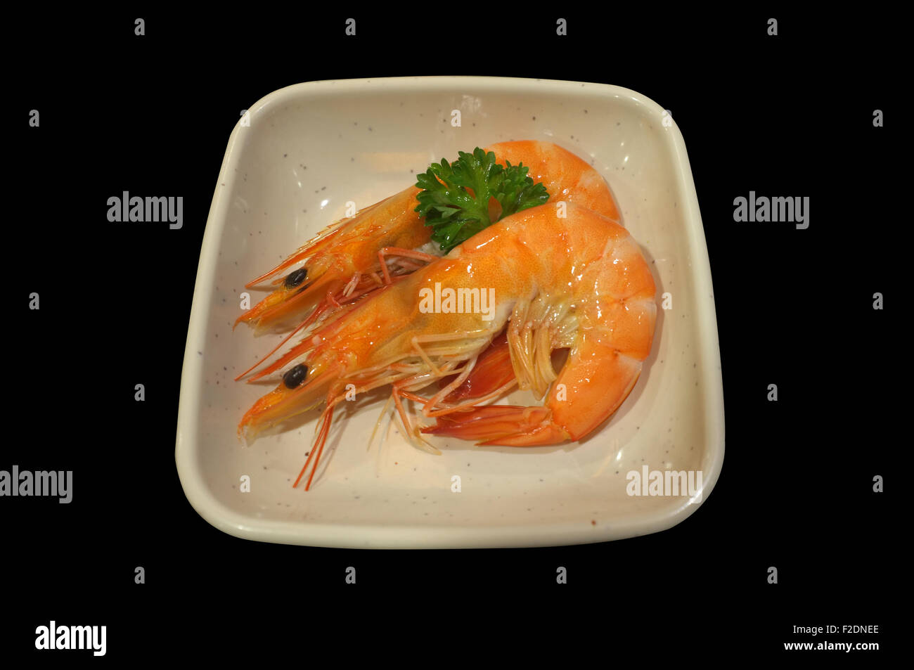 Cooked shrimp, prawn, seafood Stock Photo