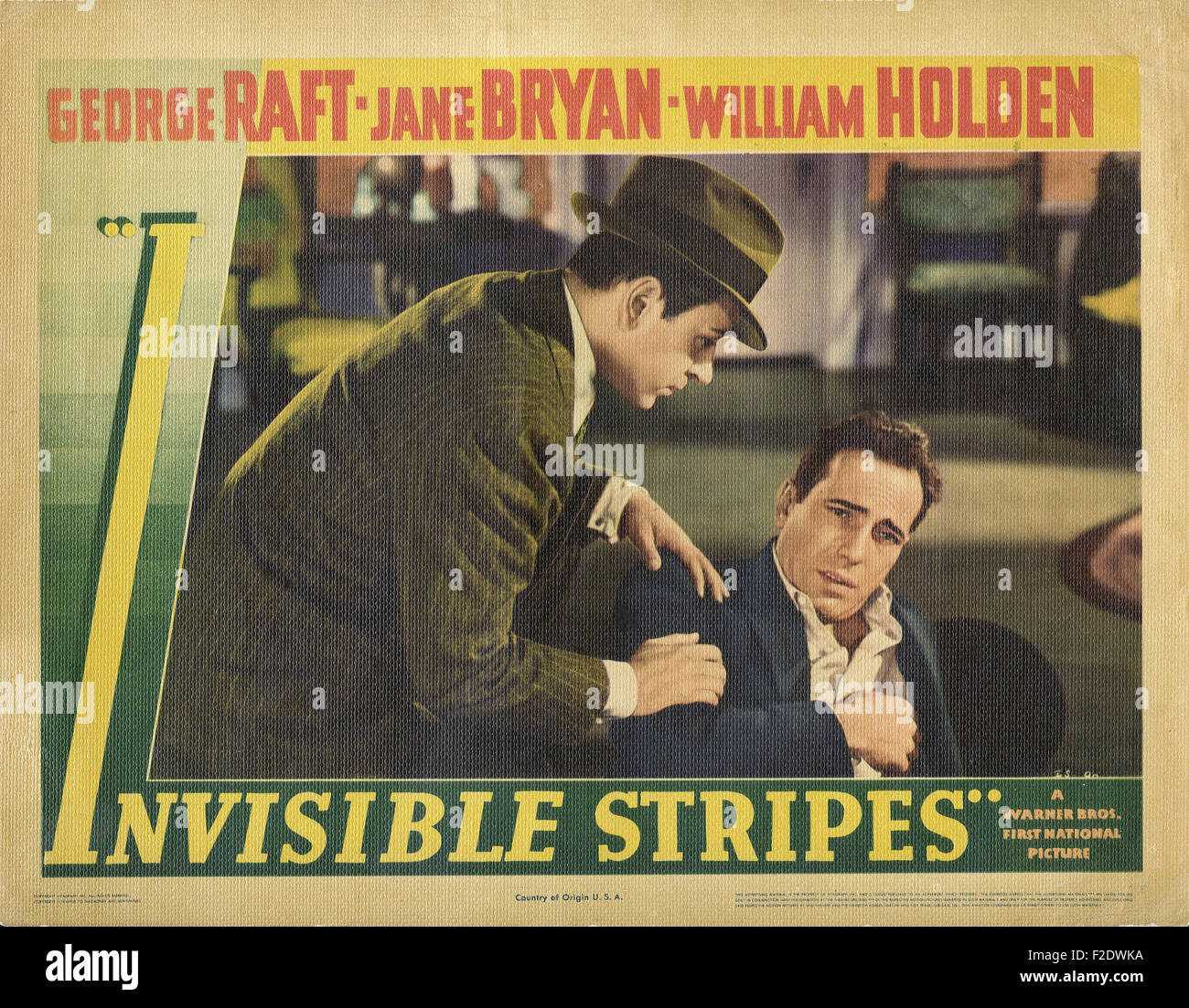 Invisible Stripes 04 - Movie Poster Stock Photo