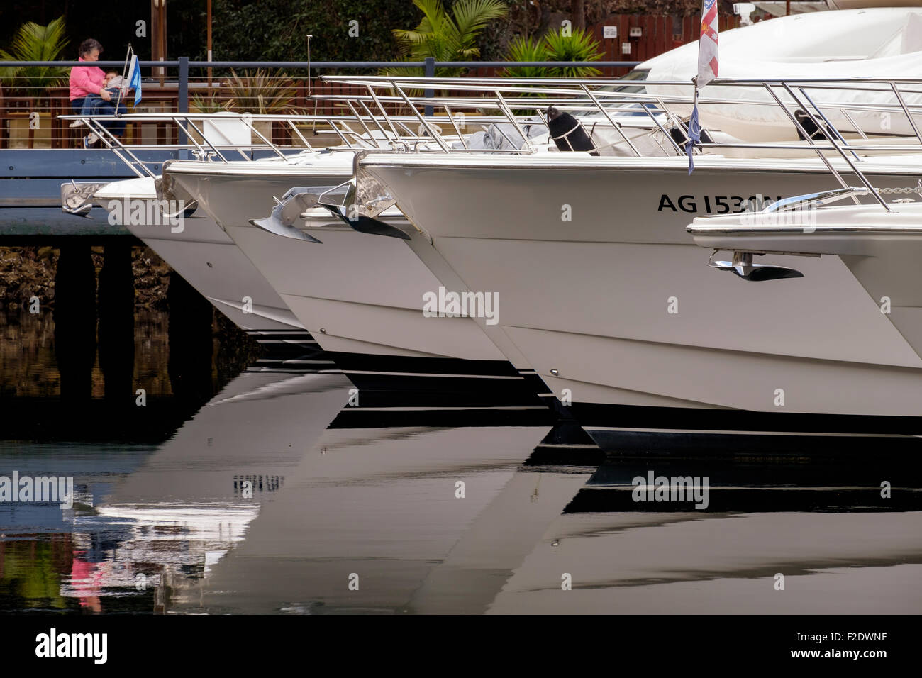 Marina at Akuna Bay Stock Photo