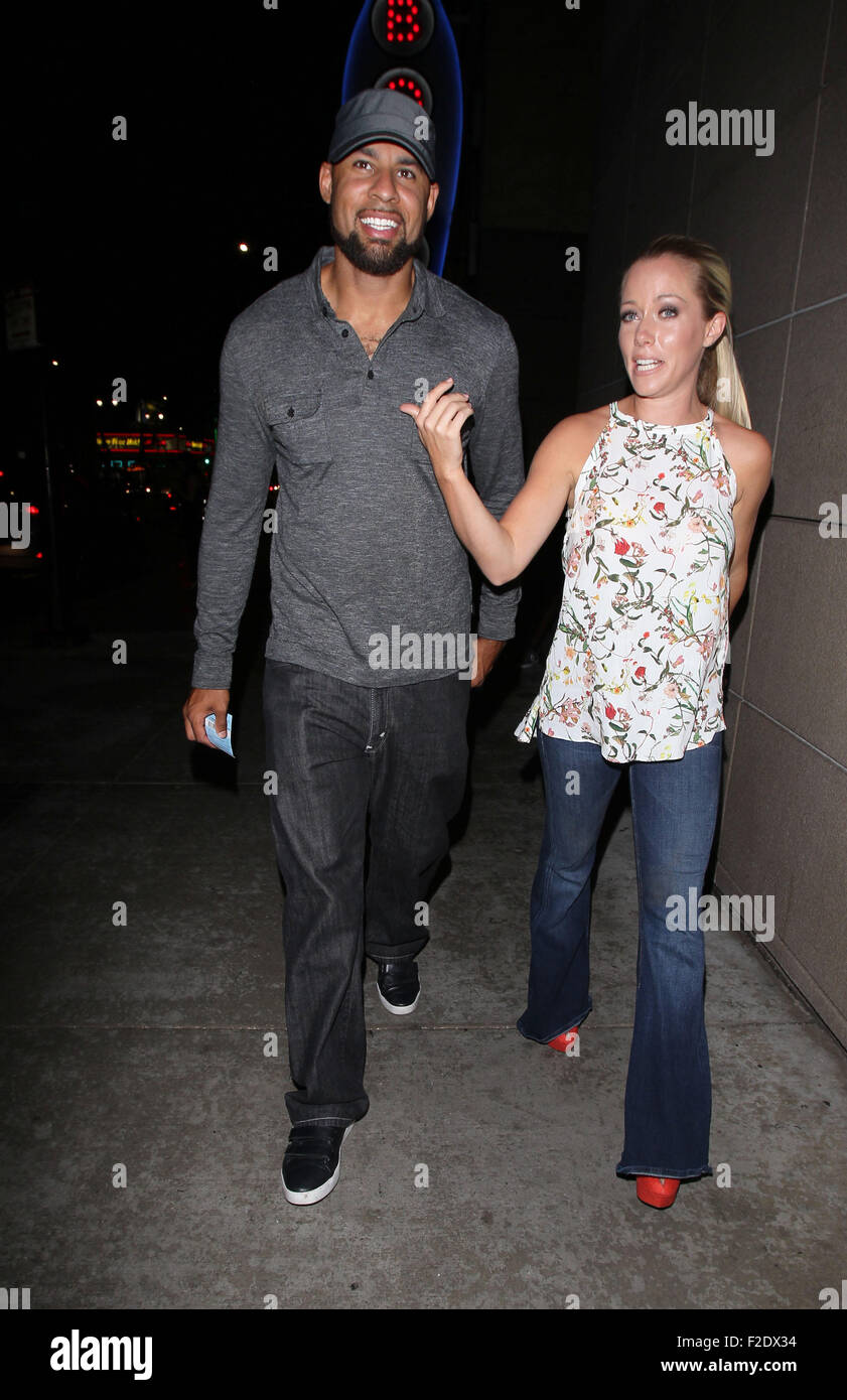 Kendra Wilkinson and Hank Baskett leave Lucky Strike after attending a