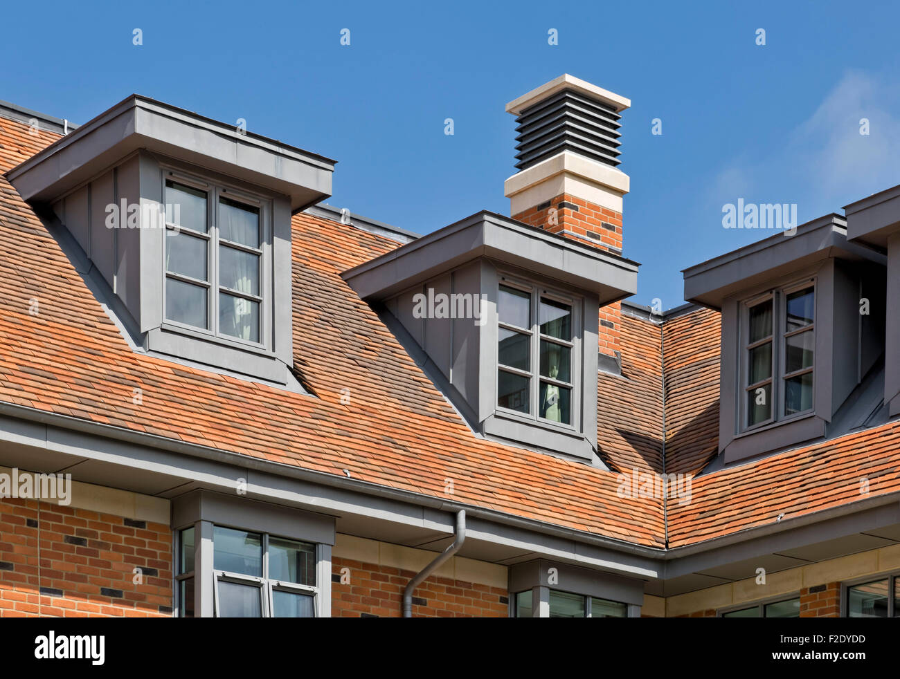 View From Below Towards Dormer Roof Felsted School Boarding House