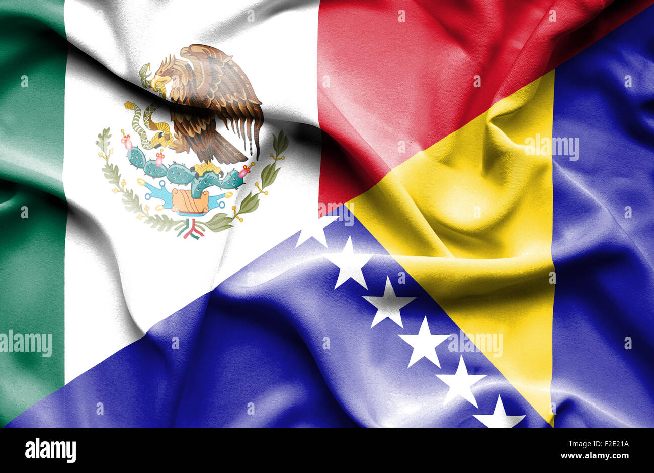 Bosnia mexico flag hi-res stock photography and images - Alamy
