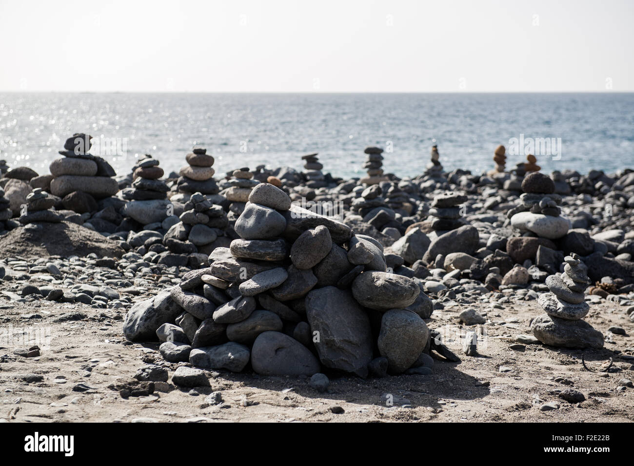 Art of stone balance Stock Photo