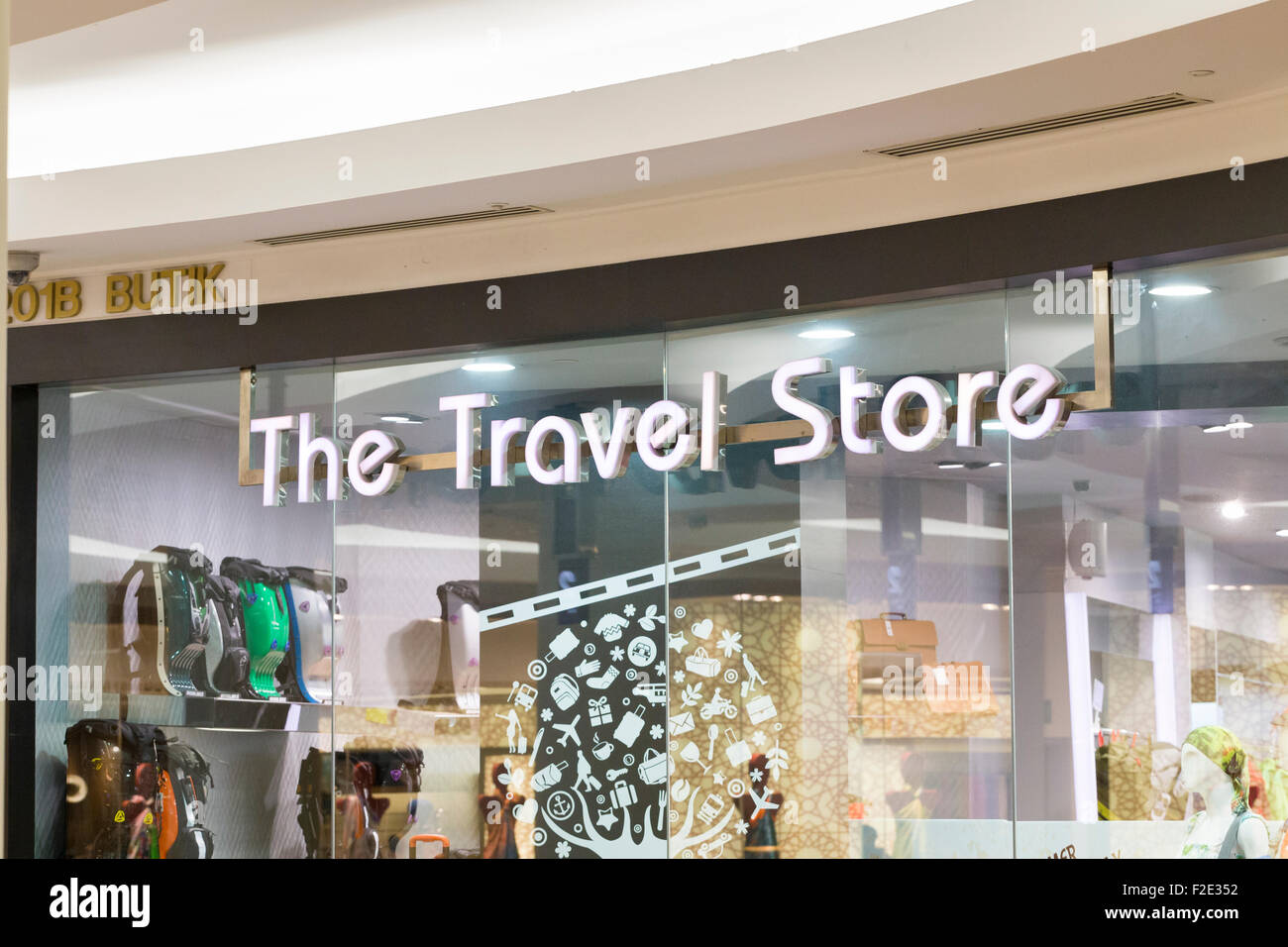 The travel store Stock Photo