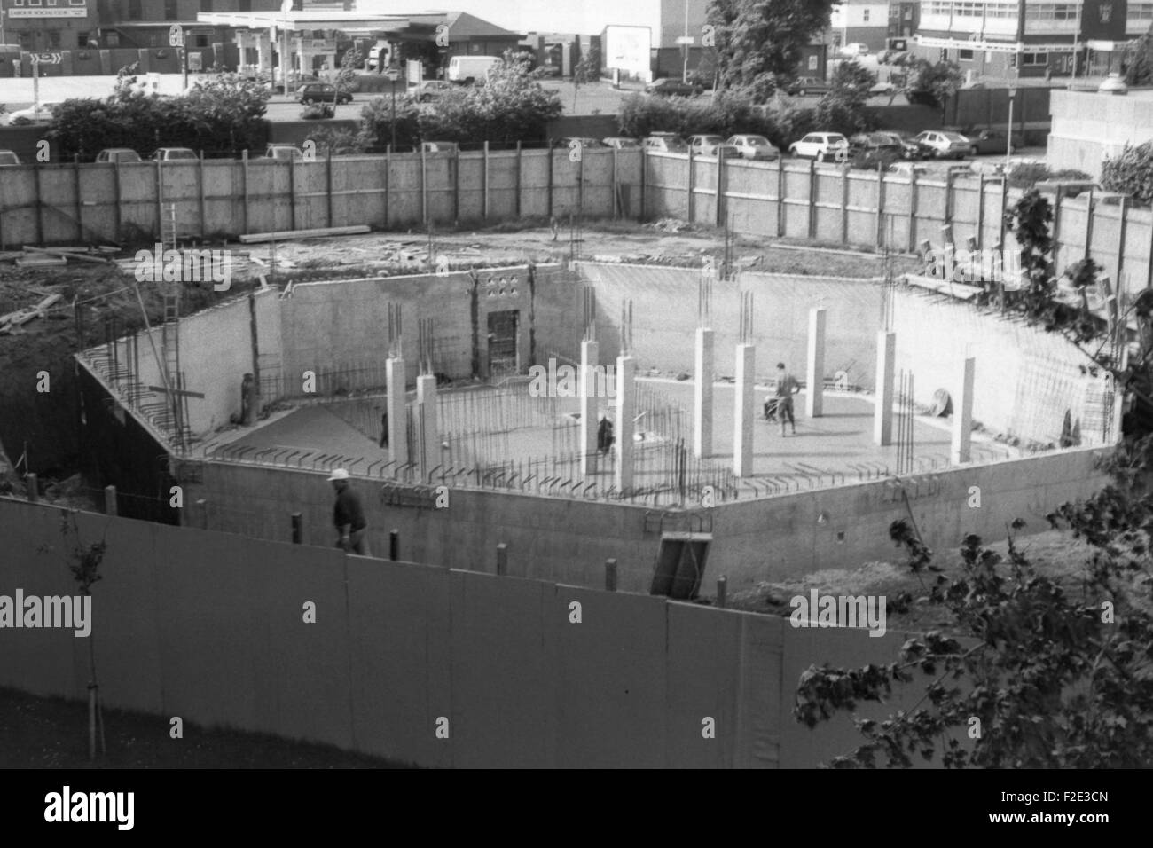 construction of Ellesmere Port Council Building extension Stock Photo