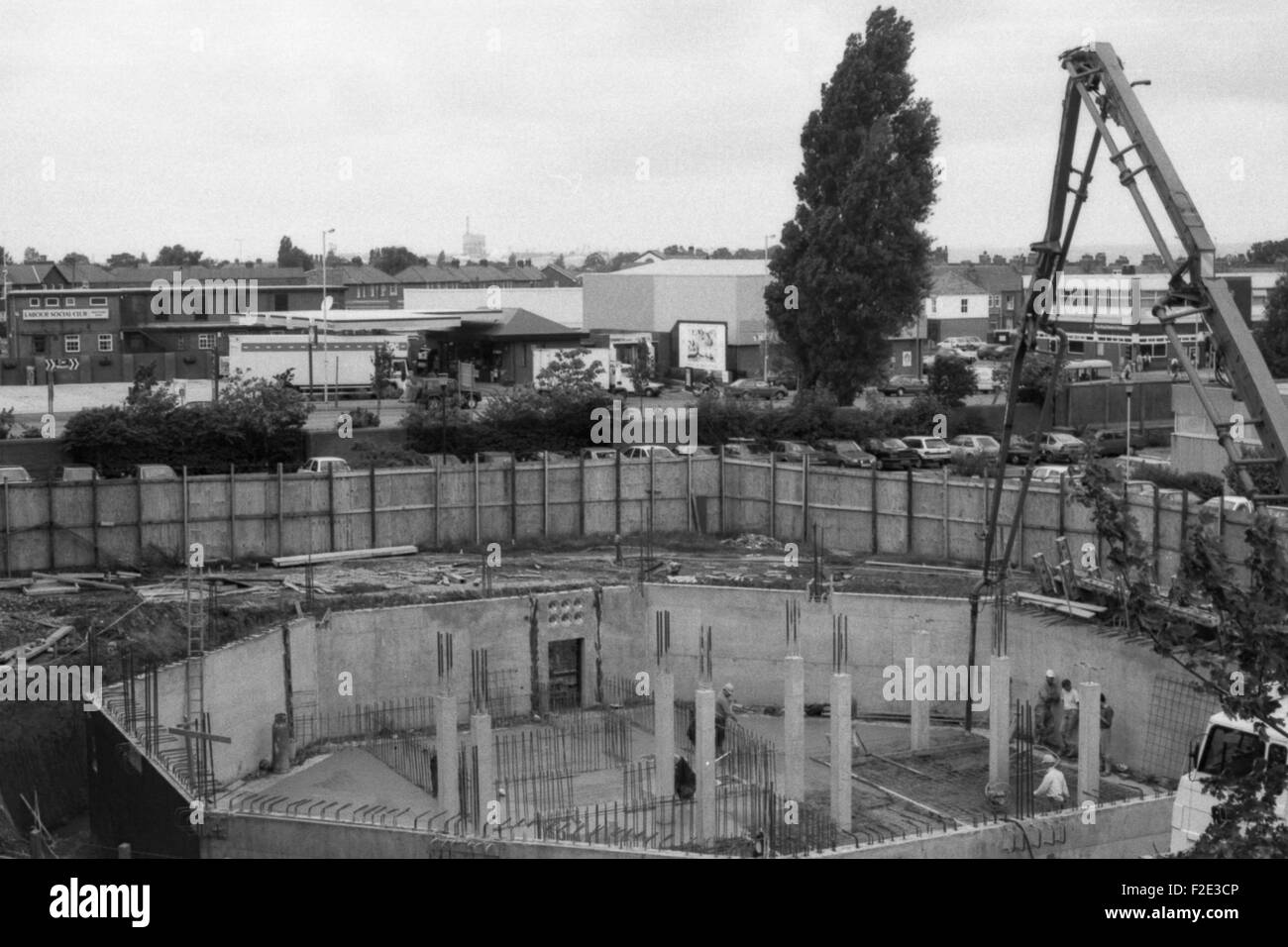 construction of Ellesmere Port Council Building extension Stock Photo