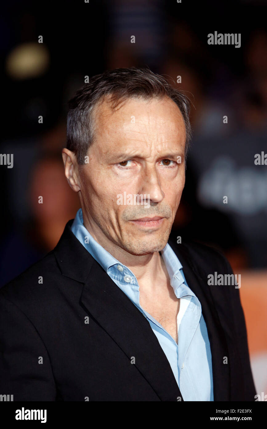 Actor Michael Wincott attends the premiere of Forsaken during the 40th Toronto International Film Festival, TIFF, at Roy Thomson Hall in Toronto, Canada, on 15 September 2015. Photo: Hubert Boesl /dpa - NO WIRE SERVICE - Stock Photo