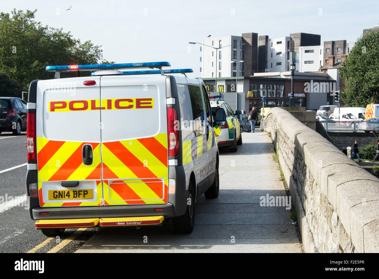 Police and ambulance services attend an incident Stock Photo Alamy