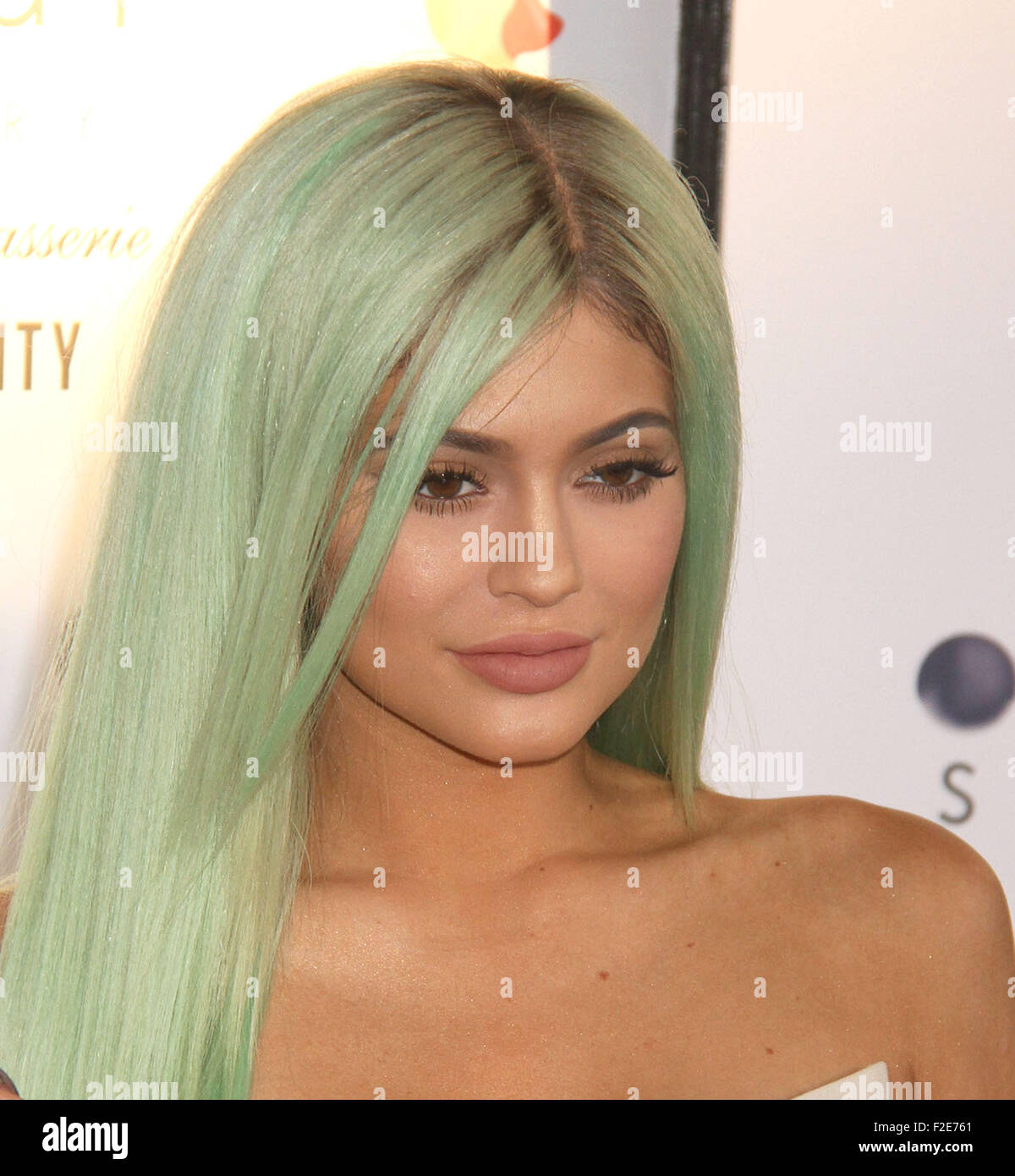 New York, New York, USA. 16th Sep, 2015. Reality personality KYLIE JENNER hosts the grand opening of the Sugar Factory American Brasserie held in the Meat packing district. Credit:  Nancy Kaszerman/ZUMA Wire/Alamy Live News Stock Photo
