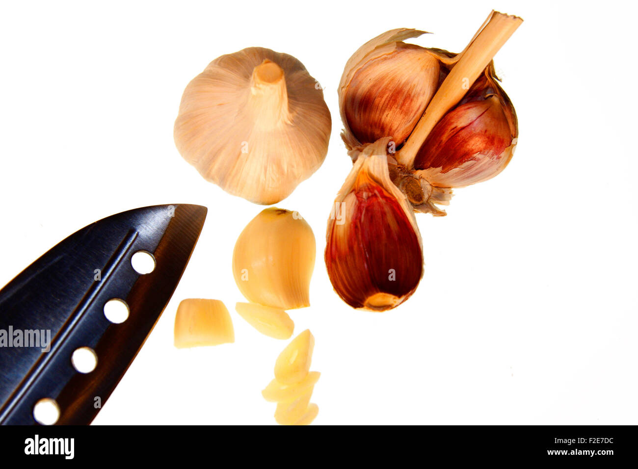 Knoblauch - Symbolbild Nahrungsmittel. Stock Photo