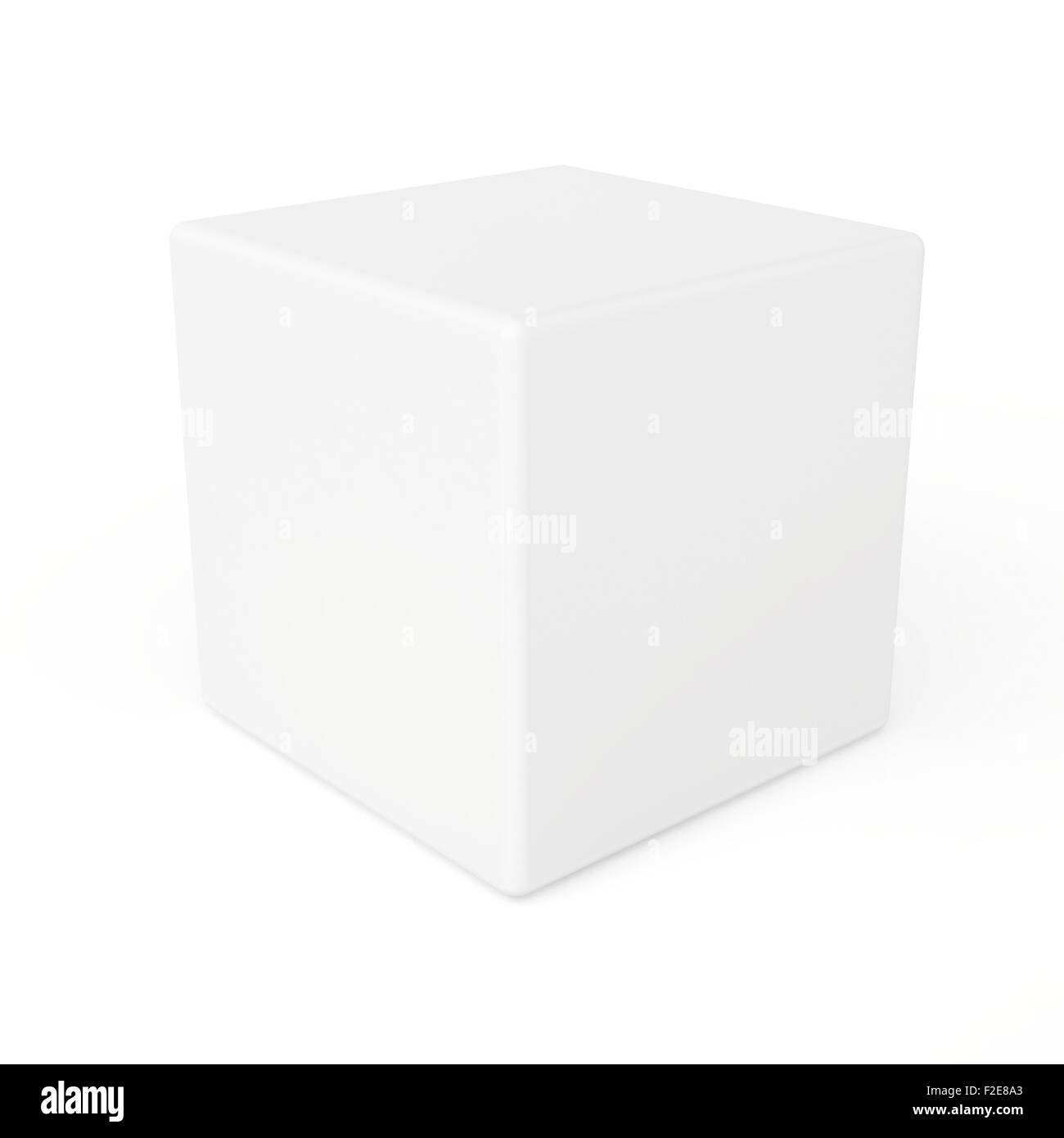 cube isolated on white background Stock Photo - Alamy