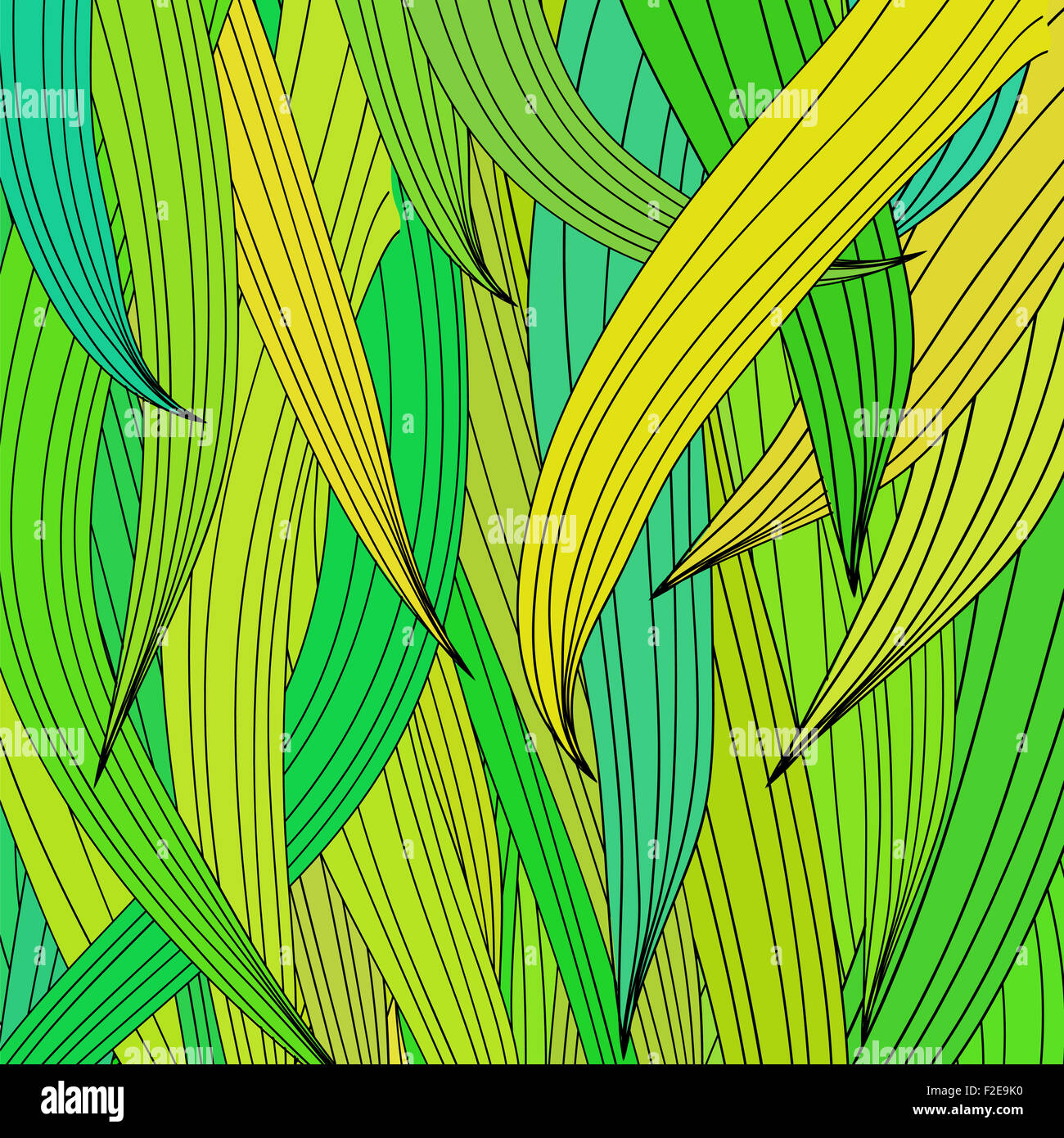 Abstract Green Wave Pattern Stock Photo - Alamy