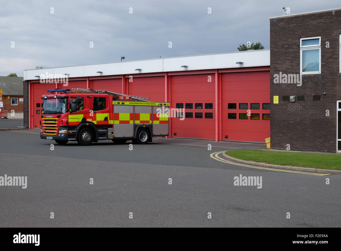 Loughborough fire station Stock Photo Alamy