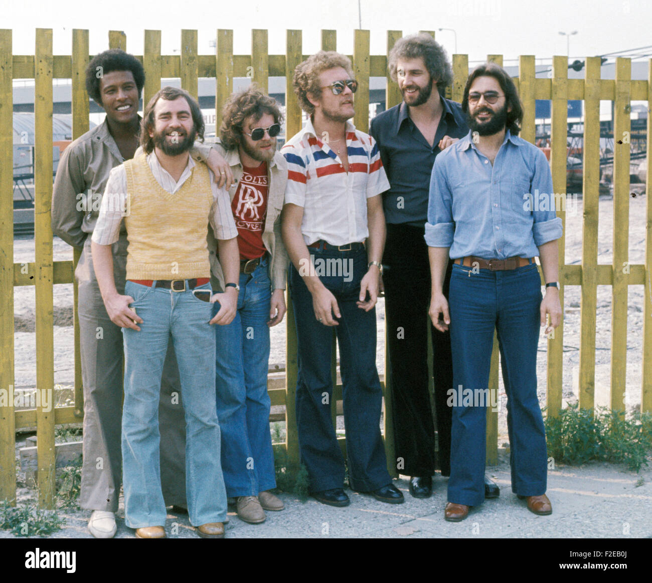 AVERAGE WHITE BAND Scottish group in June 1976 Stock Photo