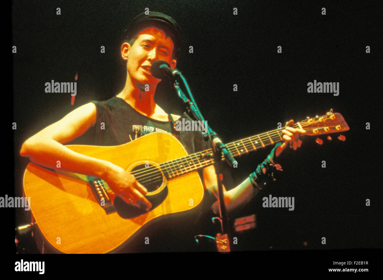 MICHELLE SHOCKED US singer about 1989 Stock Photo - Alamy
