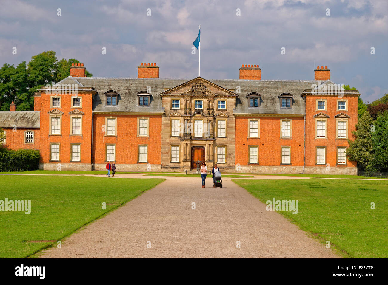 Dunham Massey Hall, Dunham Park, Altrincham, Cheshire. Greater Manchester. Former seat of The Lord Stamford. Stock Photo