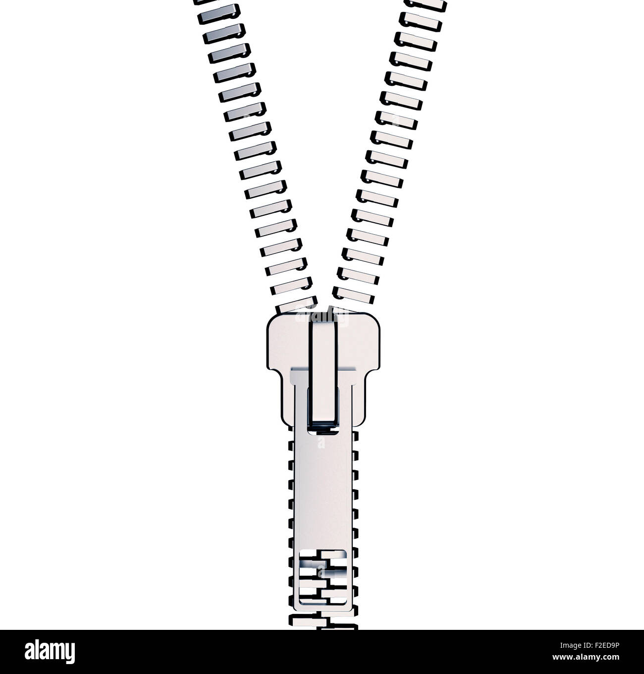 metal zipper isolated on white with clipping path Stock Photo Alamy