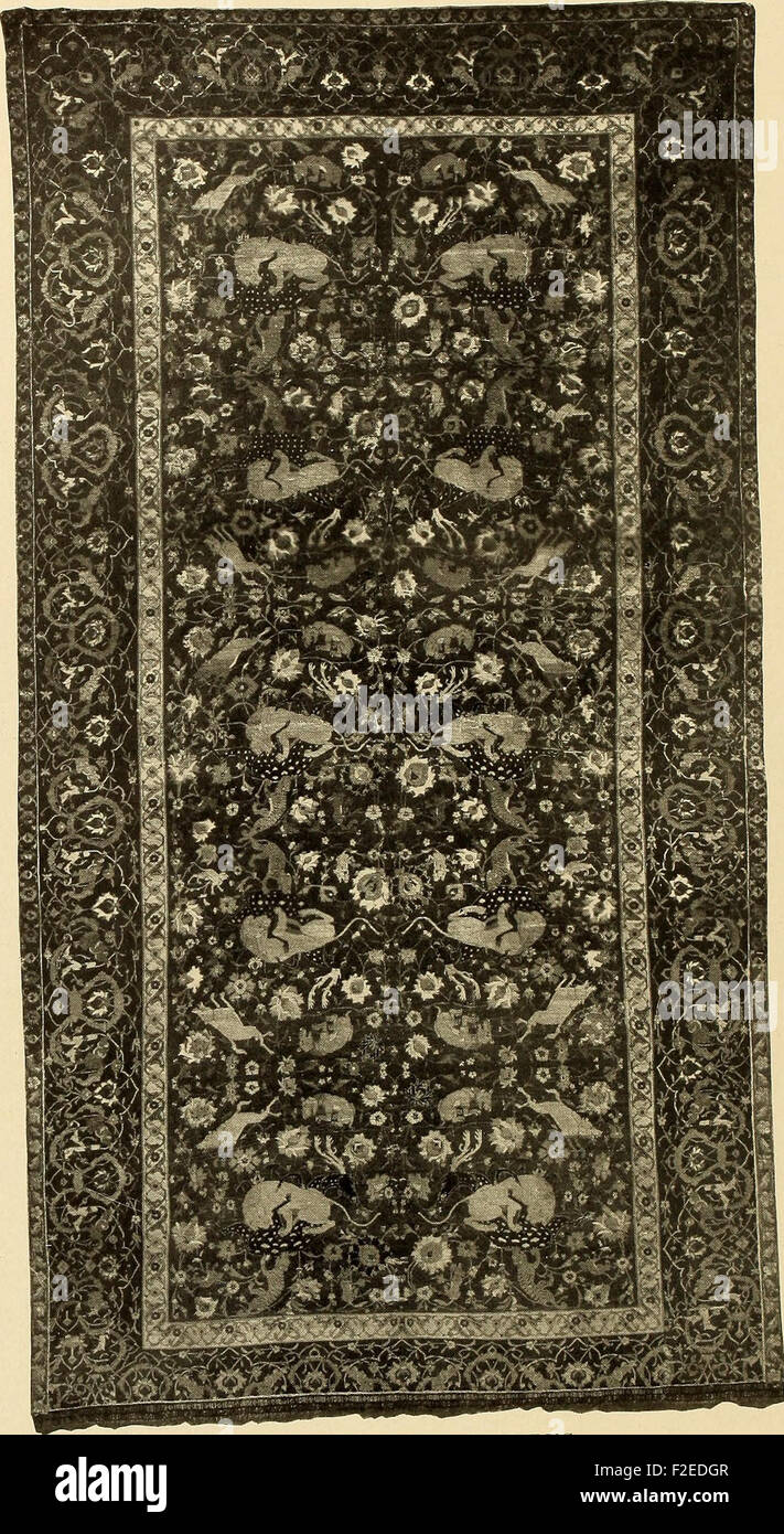 Decorative textiles; an illustrated book on coverings for furniture, walls and floors, including damasks, brocades and velvets, tapestries, laces, embroideries, chintzes, cretonnes, drapery and Stock Photo