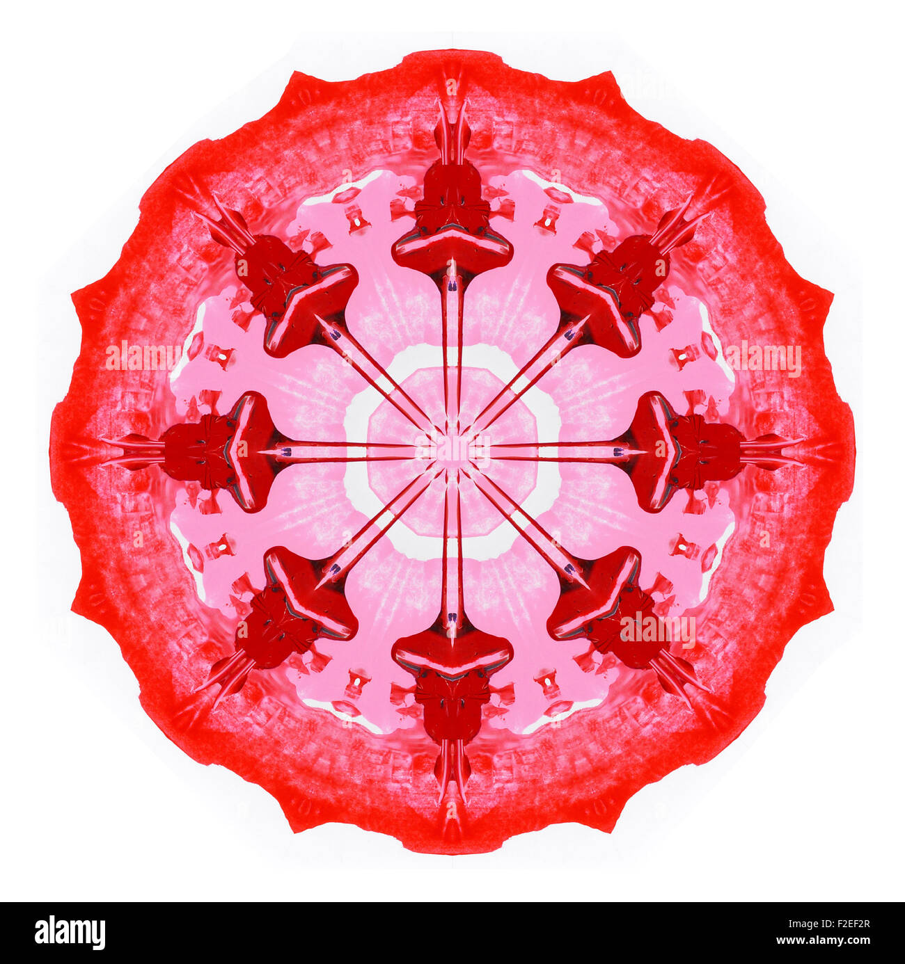 Abstract circle painting. Raster illustration Stock Photo - Alamy