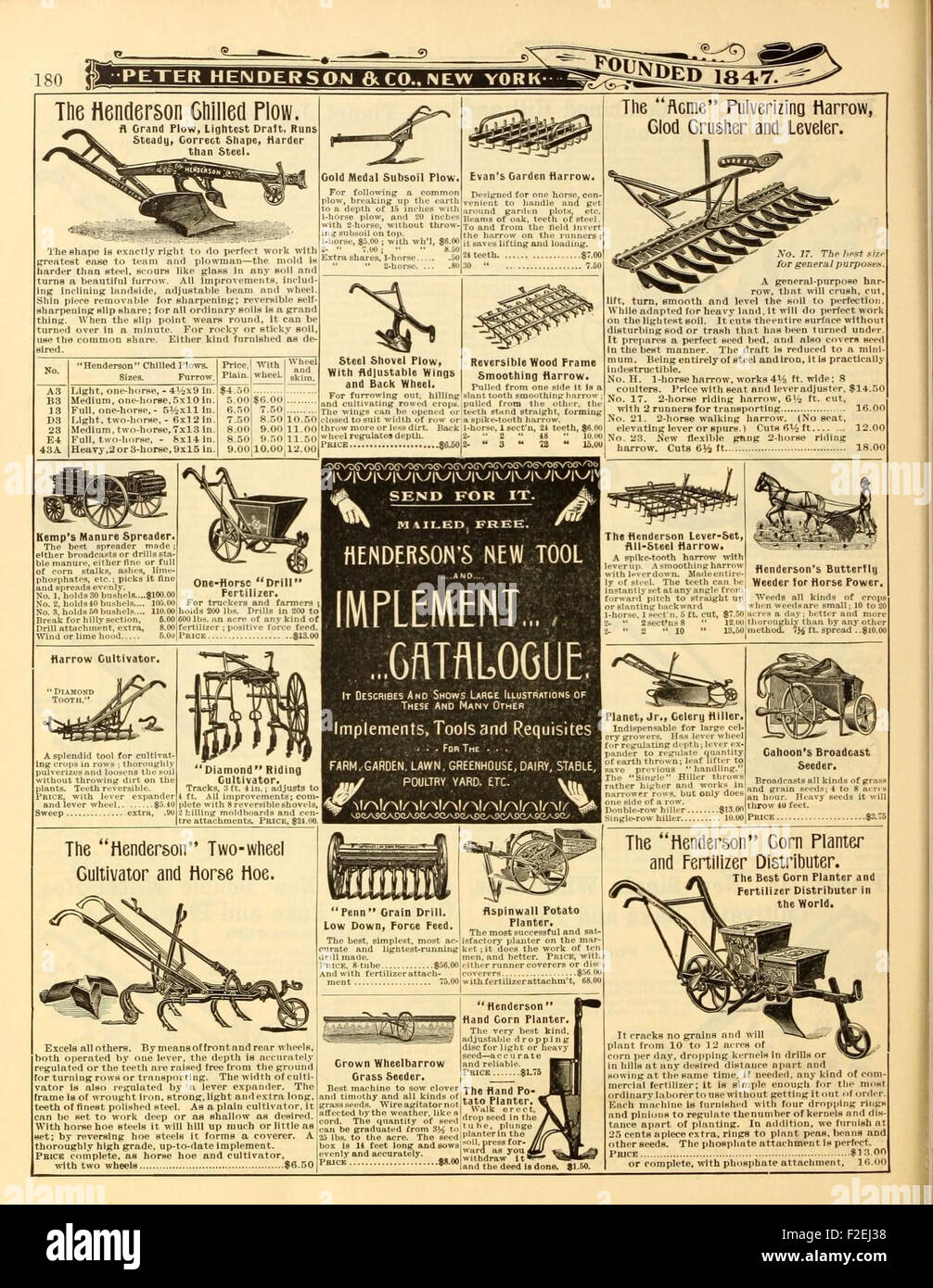 This catalog by Peter Henderson & Co. offers a variety of plants