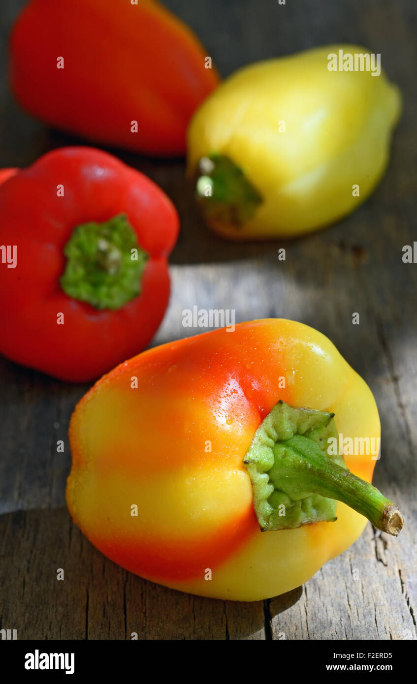 Green peppers sliced on white hi-res stock photography and images - Alamy