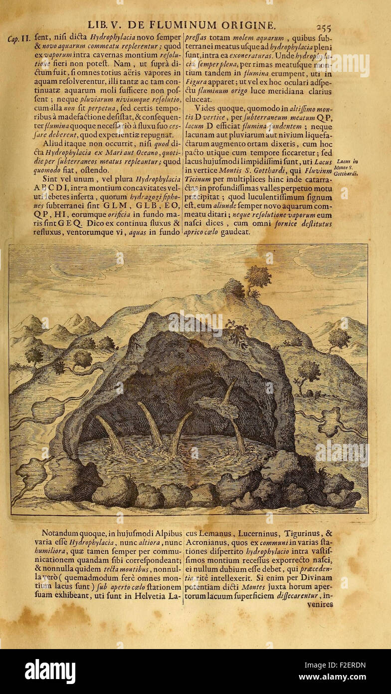 Subter 'Mundus Subterraneus' is a 17th-century work on natural history ...