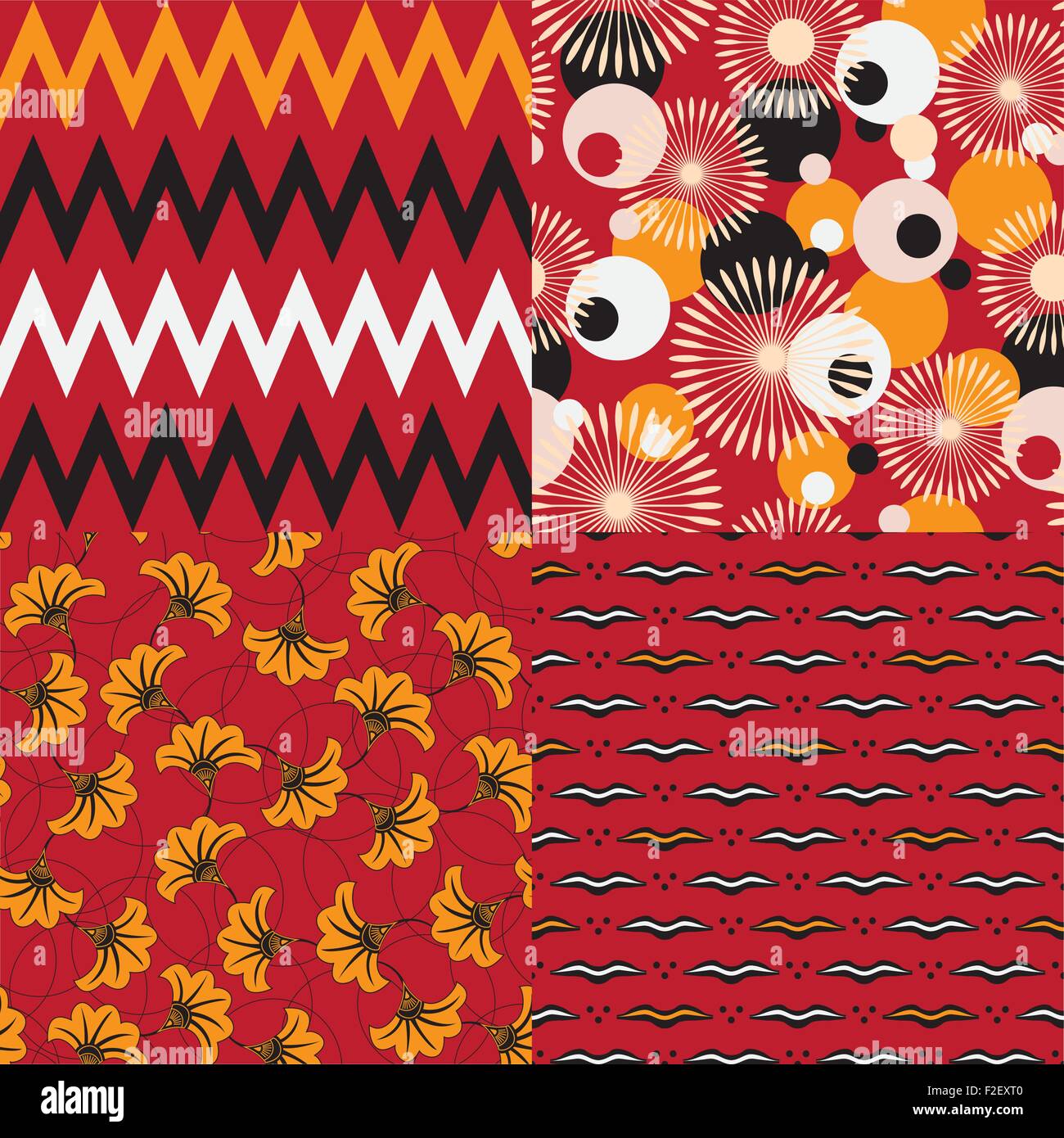 African waves Stock Vector Images - Alamy