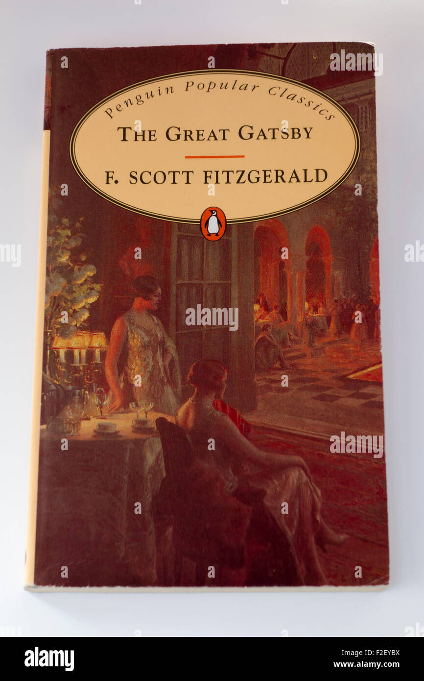 The Great Gatsby paperback by Penguin Popular Classics Stock Photo