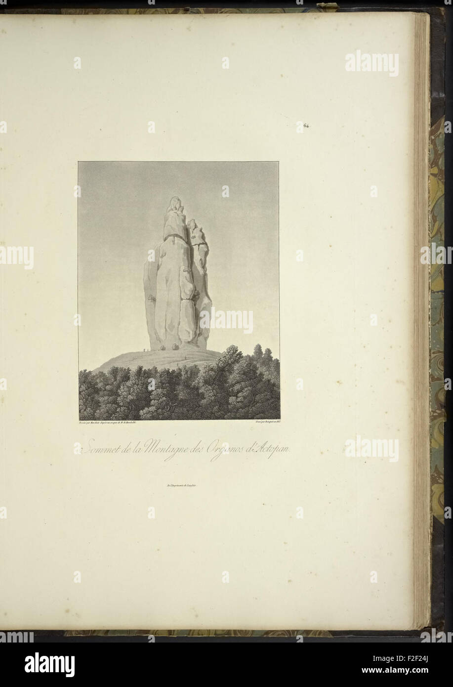 Vues des Cordillères, et monumens des peuples indigènes de l'Amérique (1813) Stock Photo