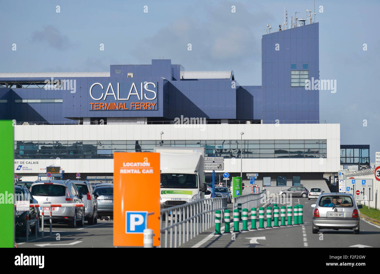 Port Calais Ferry Terminal Northern Stock Photos Port Calais